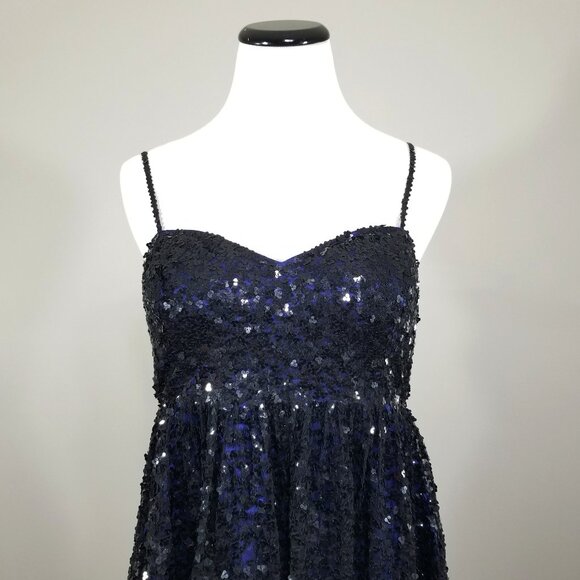 Camielle La Vie Sequin Baby Doll Dress Cocktail Party Wedding Prom Goth Whimsy - Picture 3 of 13